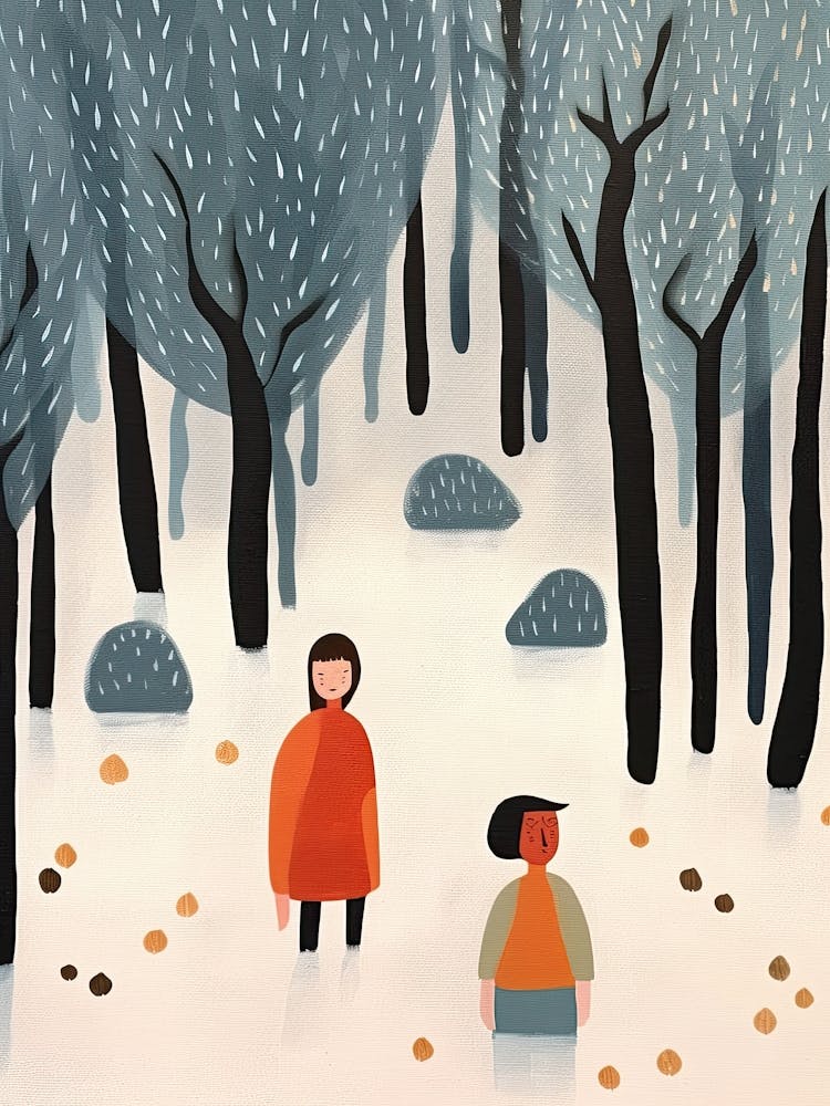 Into The Woods Scene, Tiny People And Illustration 2