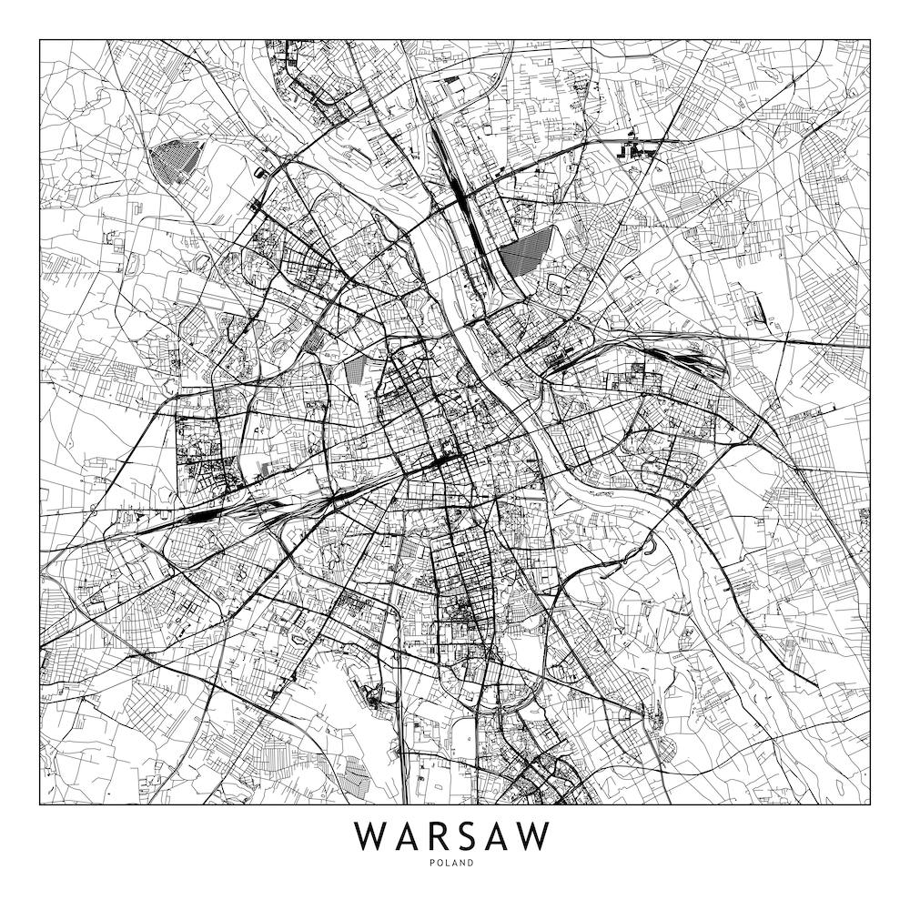 Warsaw Map