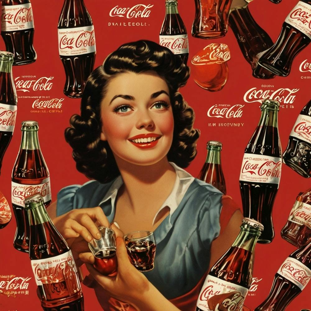 Default Default Vintage And Retro Coca Cola Advertising Aestet 2