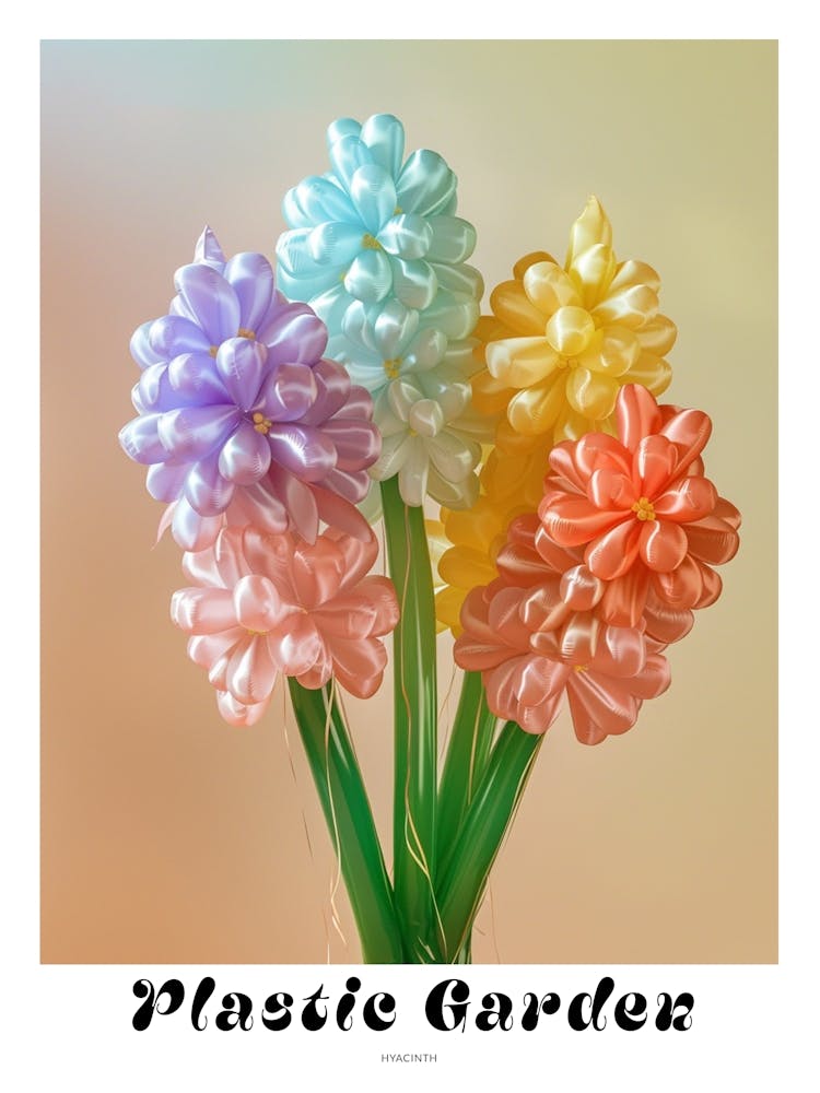 Dreamy Inflatable Flowers Poster Hyacinth 2
