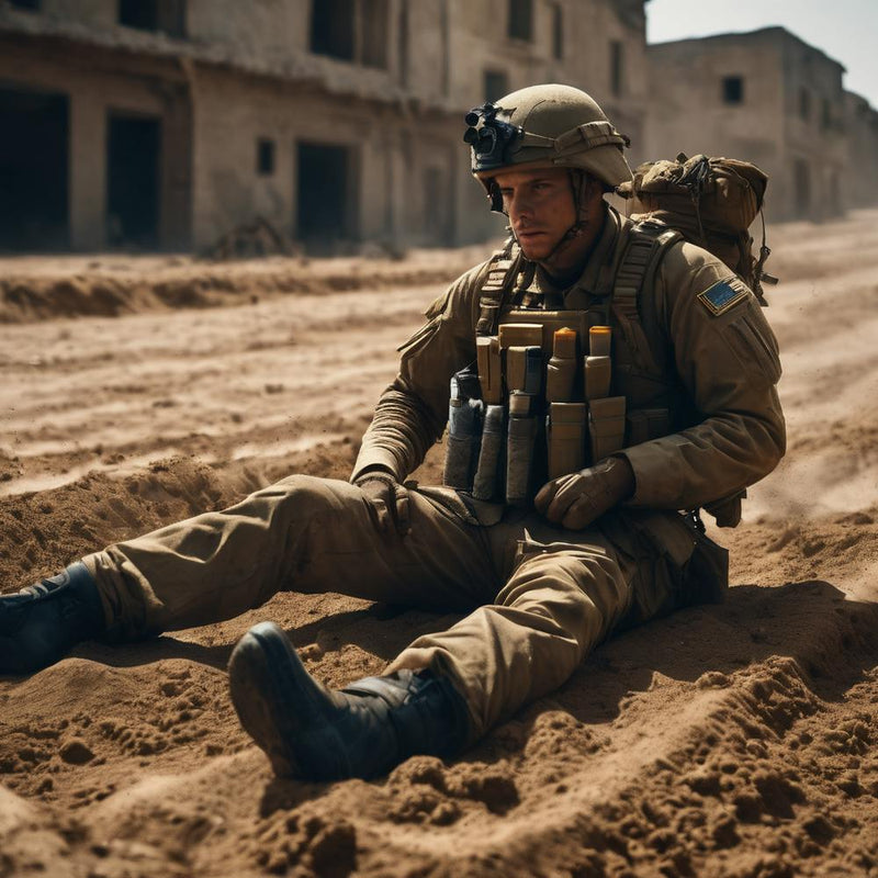Soldier In The Sand