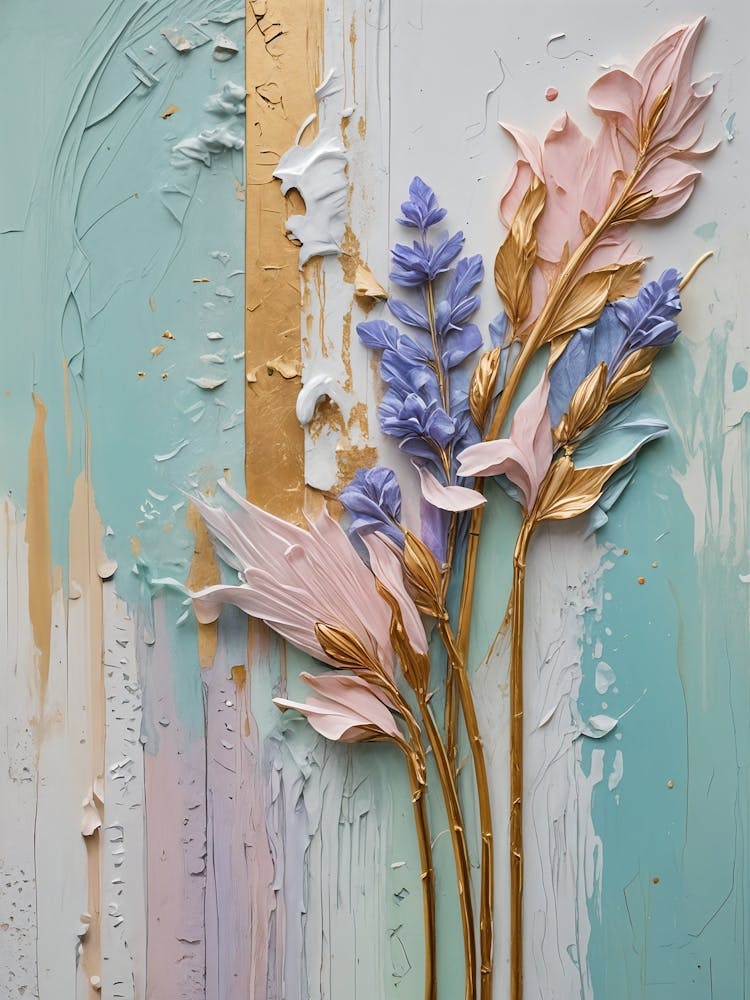 Pastel Floral Painted Symphony no6