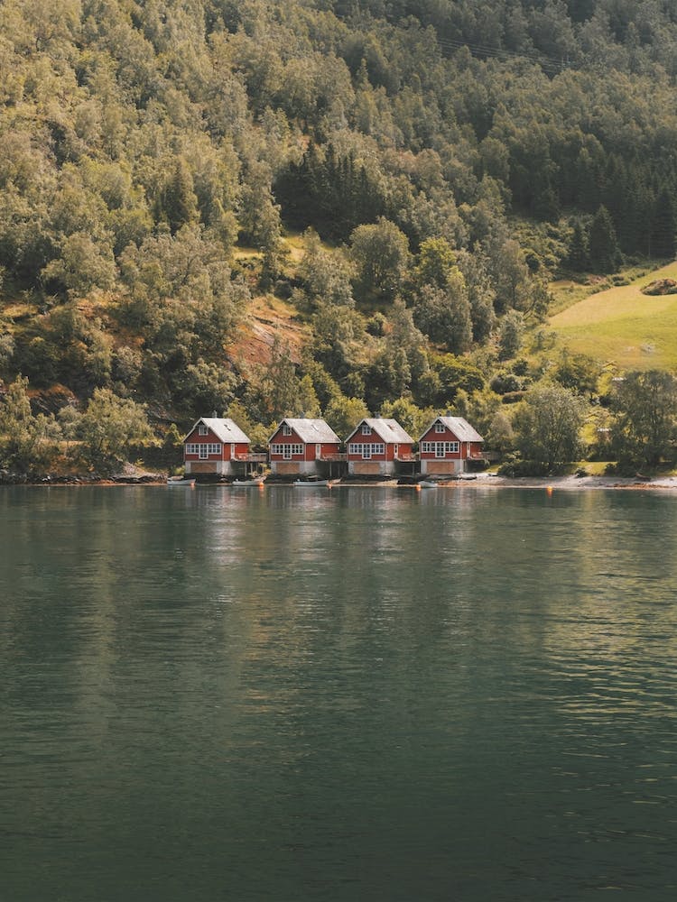 Boat House On The Shore