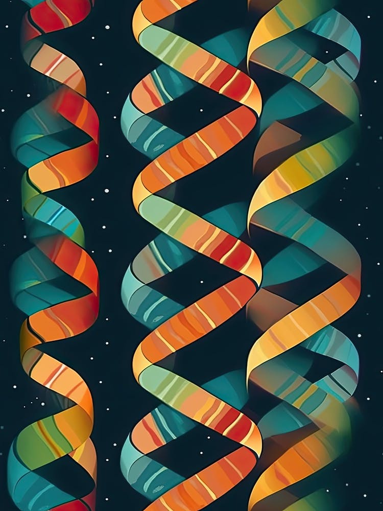 Dna Art Abstract Painting 8