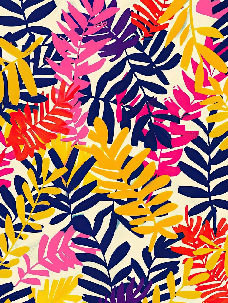 Gradient Jungle Matisse Style