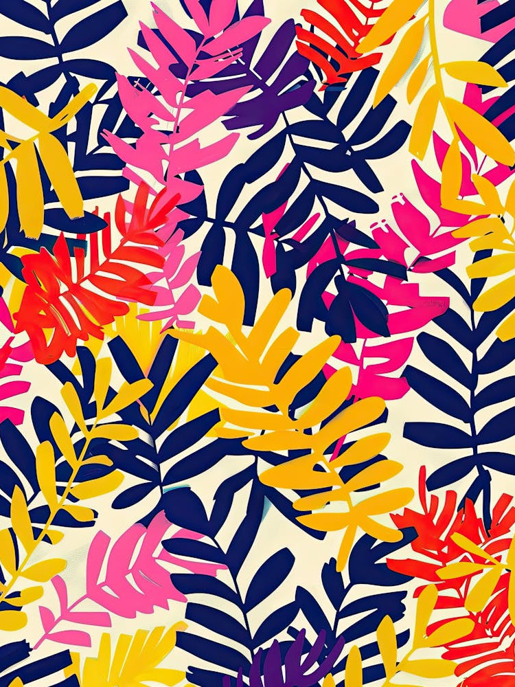 Gradient Jungle Matisse Style