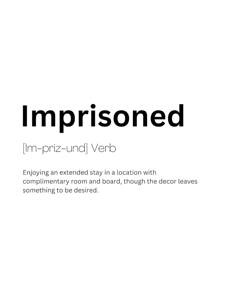 Imprisoned Definition Meaning
