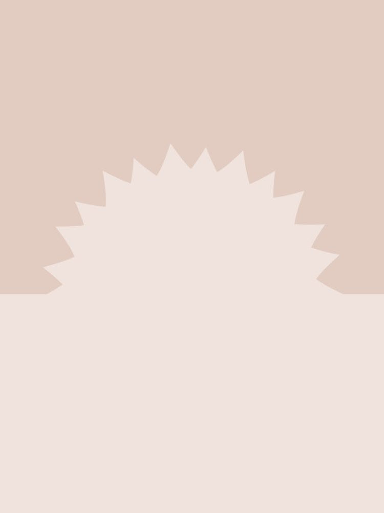 Retro Minimal Sunset Beige