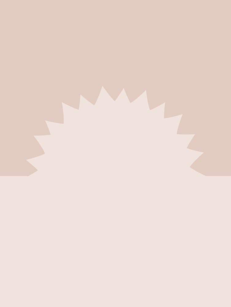 Retro Minimal Sunset Beige