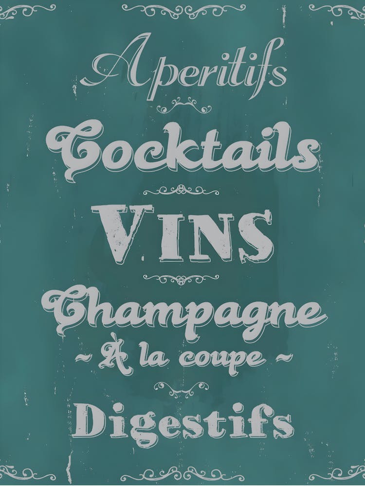 Apéritifs Cocktails Vins Champagne