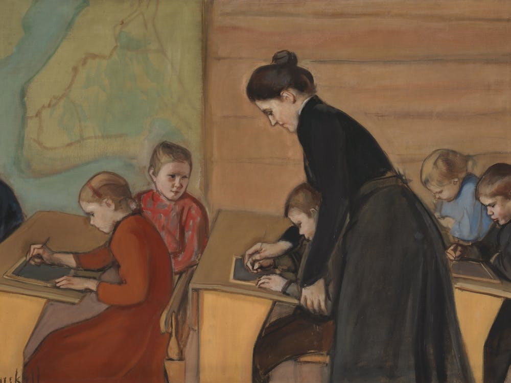 Elementary School, 1899, By Magnus Enckell