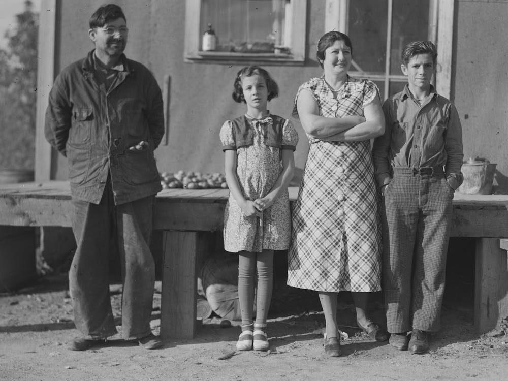 The Edward Chapman Family, Cut Over Land Farmers Near Northome, Minnesota By Russell Lee