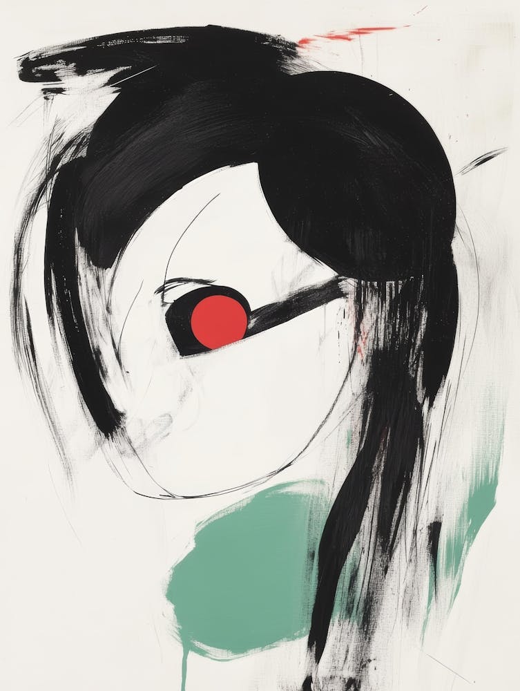 'A Woman With Red Eyes'