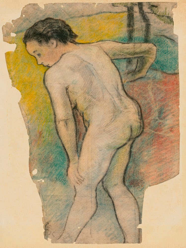Breton Bather (ca. 1886–1887), Paul Gauguin