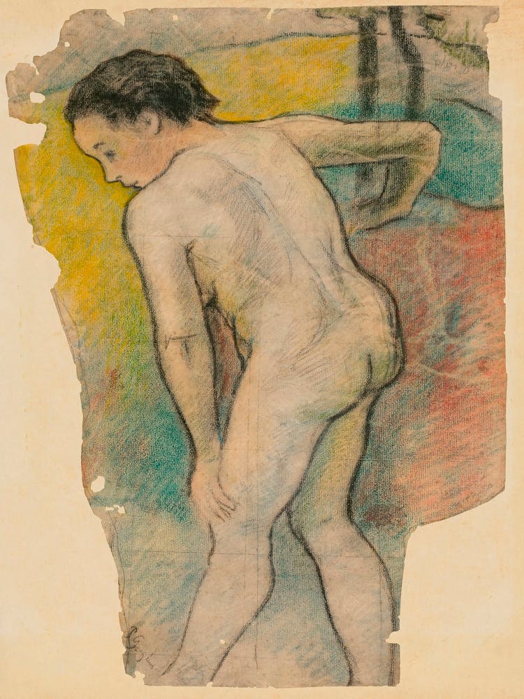 Breton Bather (ca. 1886–1887), Paul Gauguin