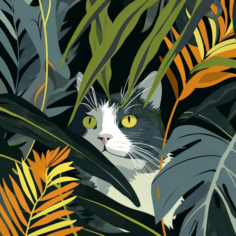 Cat In The Jungle 22