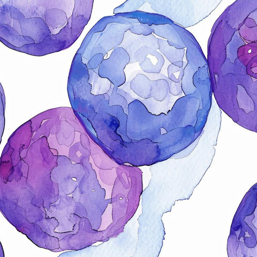 Watercolor Grapes