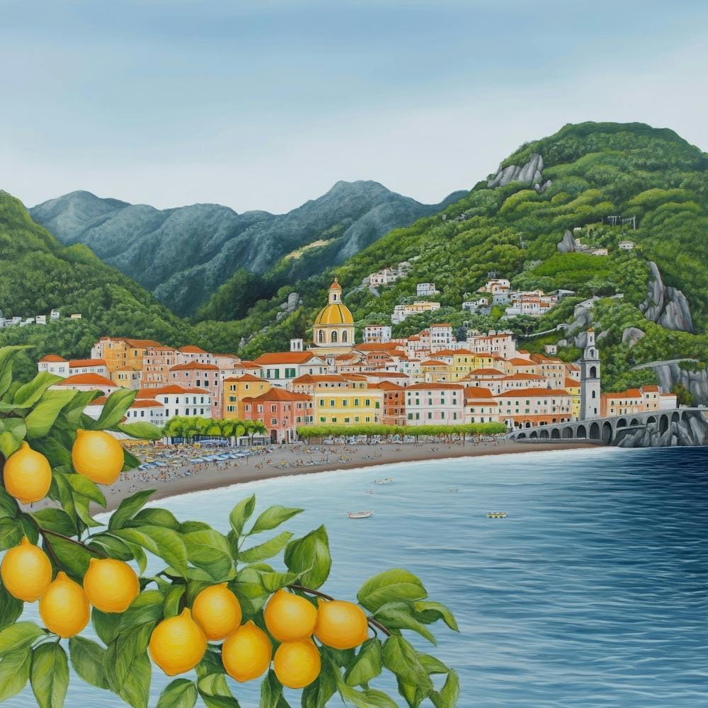 Lemons On The Beach Art