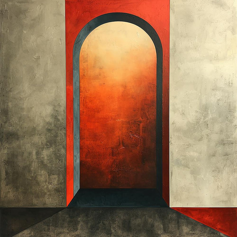 Red Doorway - city wall art, colorful wall art, home decor, minimal art, modern wall art, wall art, wall decoration, wall print colourful wall art, decor wall art, digital art, digital art download, interior wall art, downloadable art, eclectic wall, fant