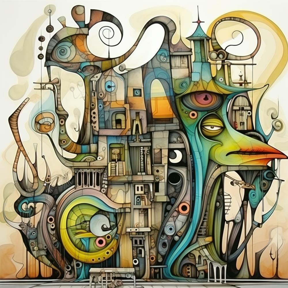 Abstract Fractal City 3