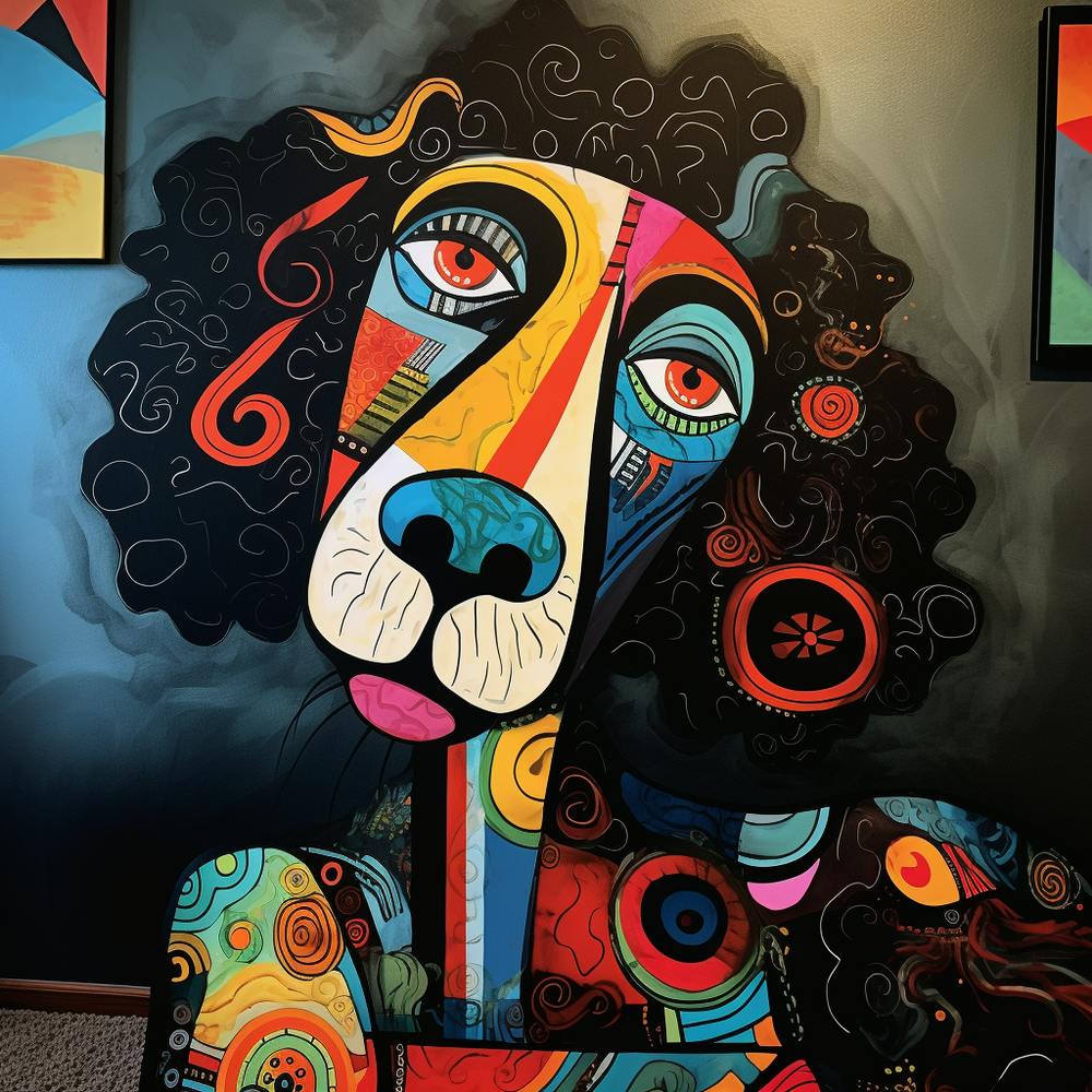 Poodle Painting