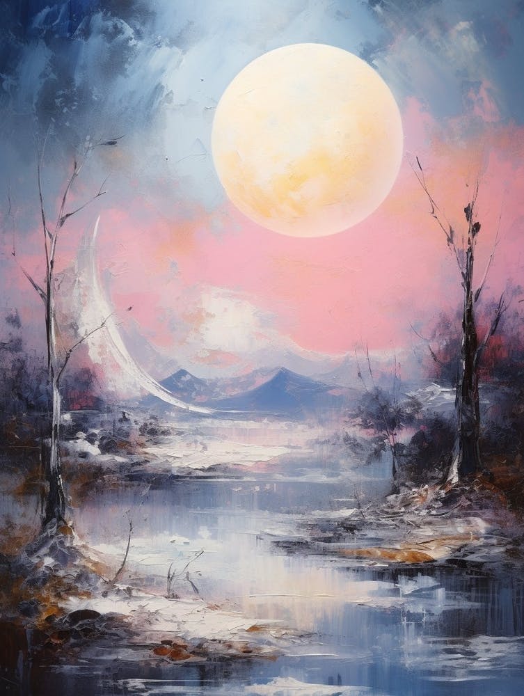 Moon Abstract Minimalist 4