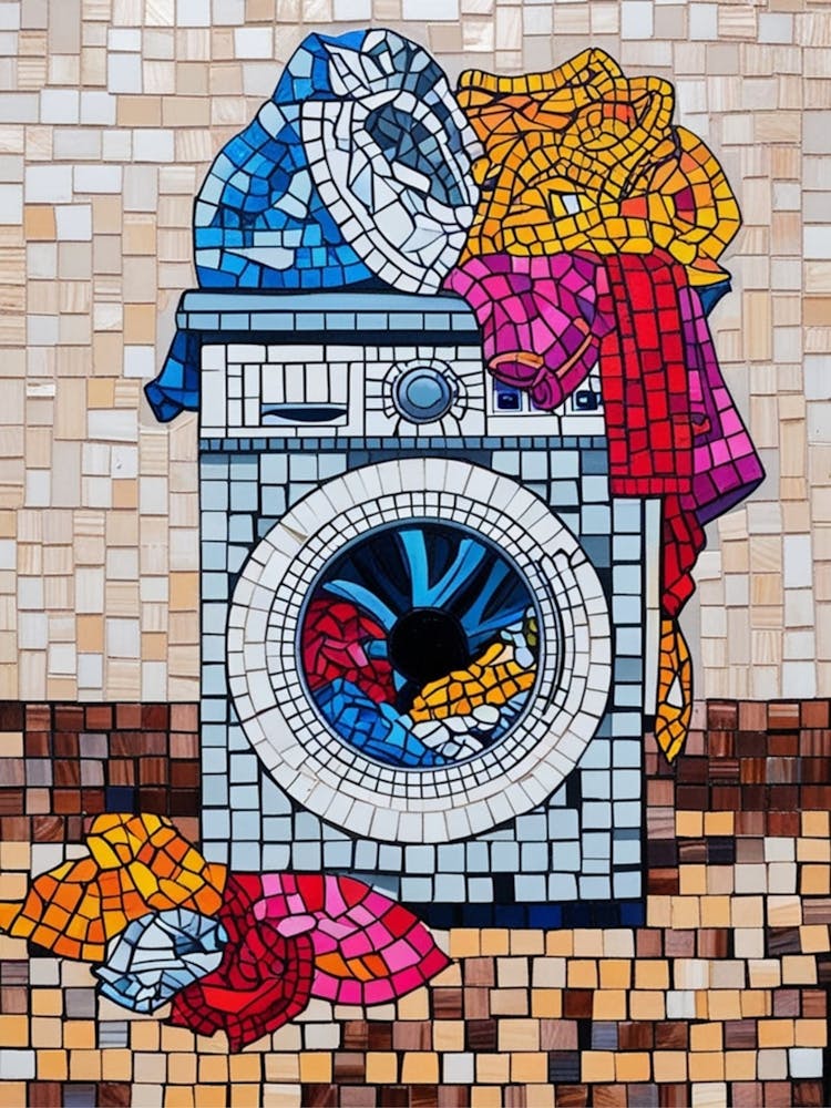 Mosaïque de Machine à Laver 3