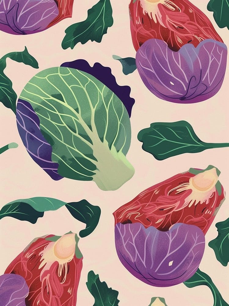 Abstract Cabbage Pattern 2