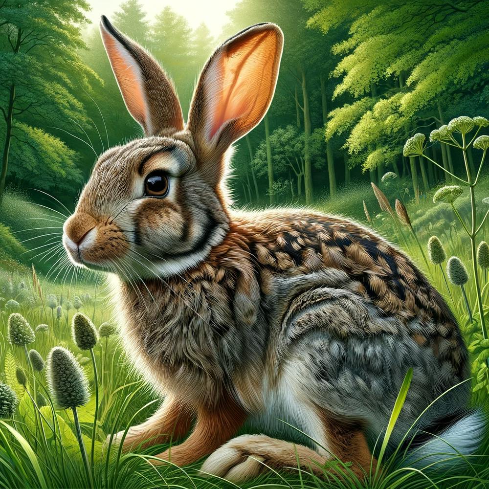 Rabbit In The Woods 1