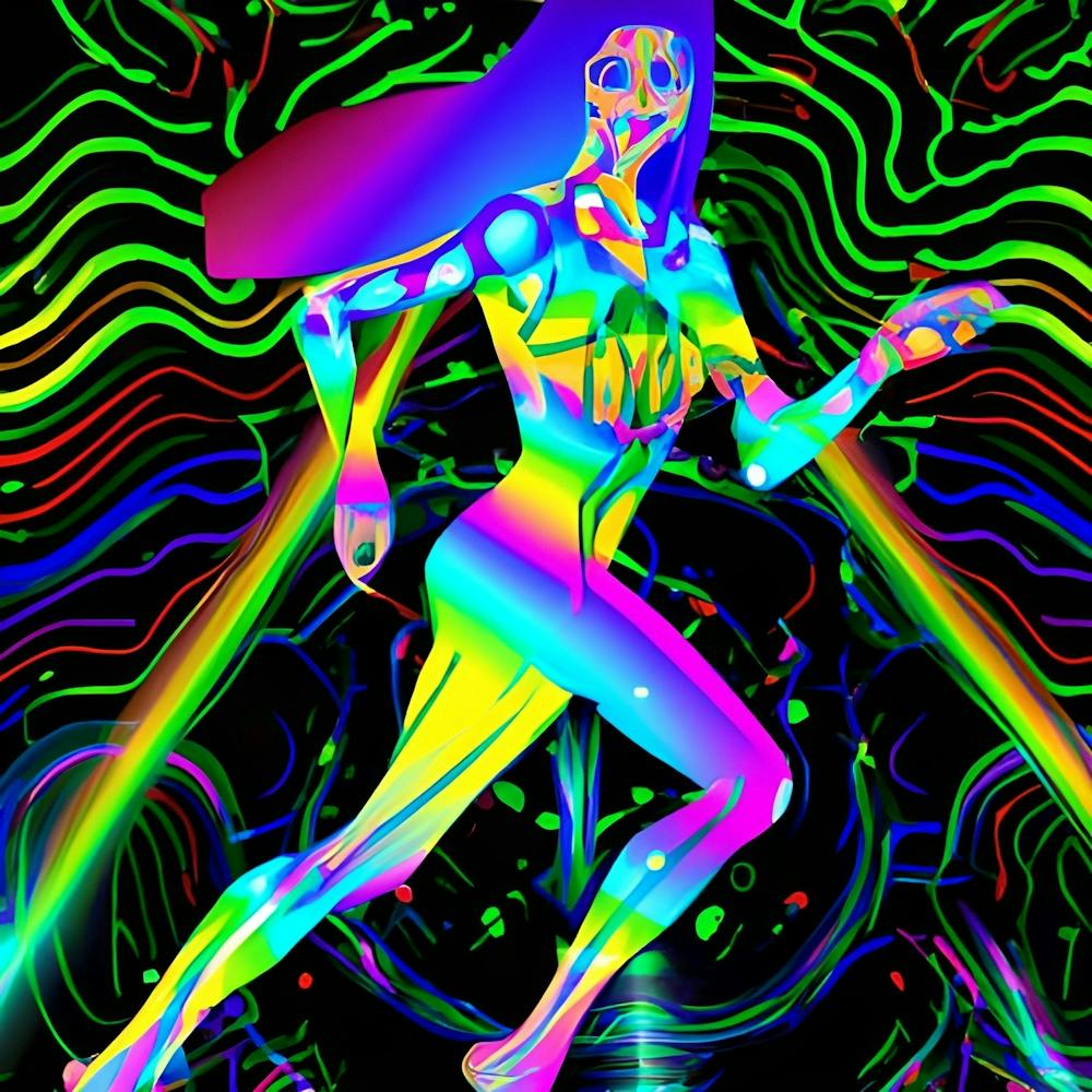 Psychedelic runner