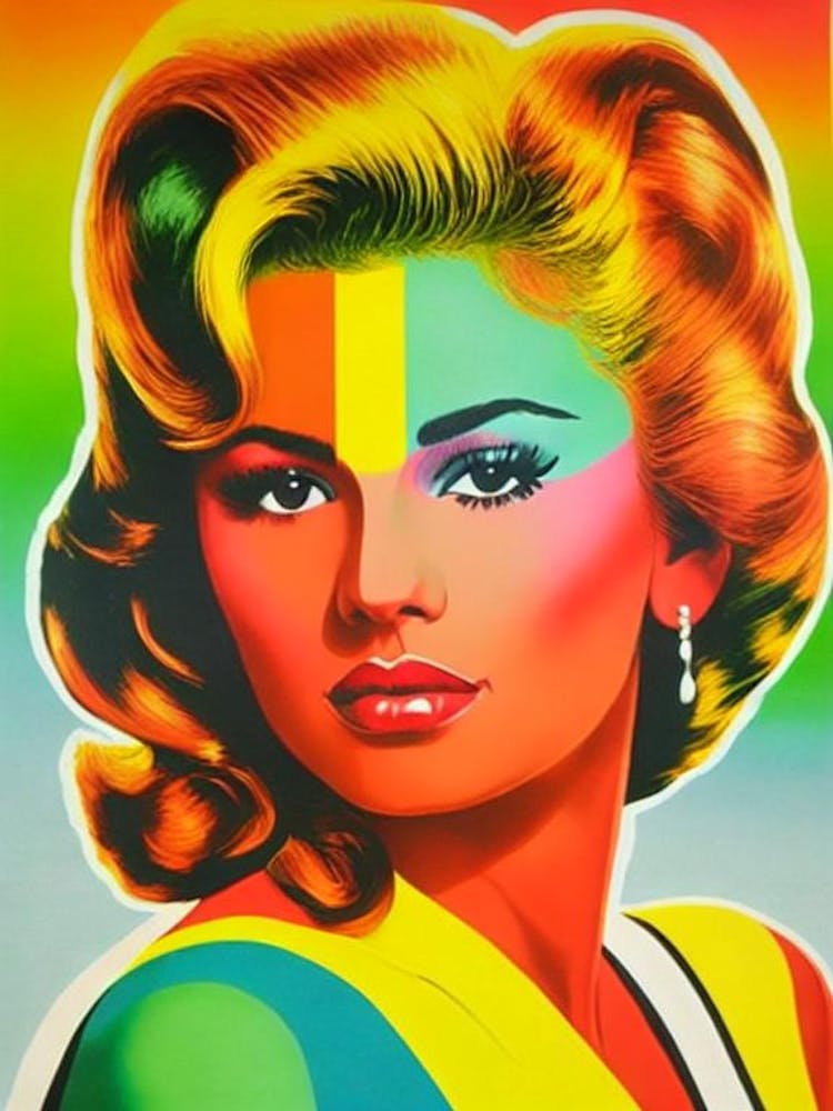 Selena 1 Colourful Pop Art
