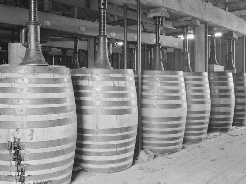 Untitled Photo, Possibly Related To Barrels Of Perique Tobacco During Process Of Aging,Perique Tobacco Is 1