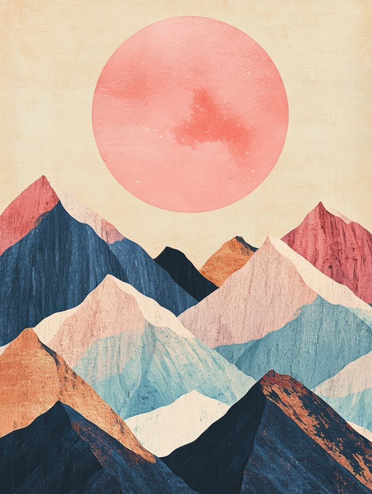 Mountains Canvas Print 1