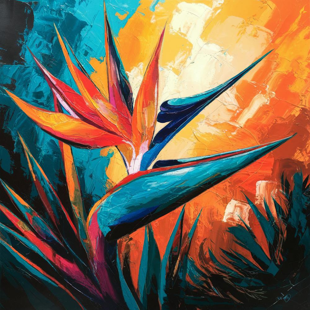 Tropical Bird Of Paradise 1