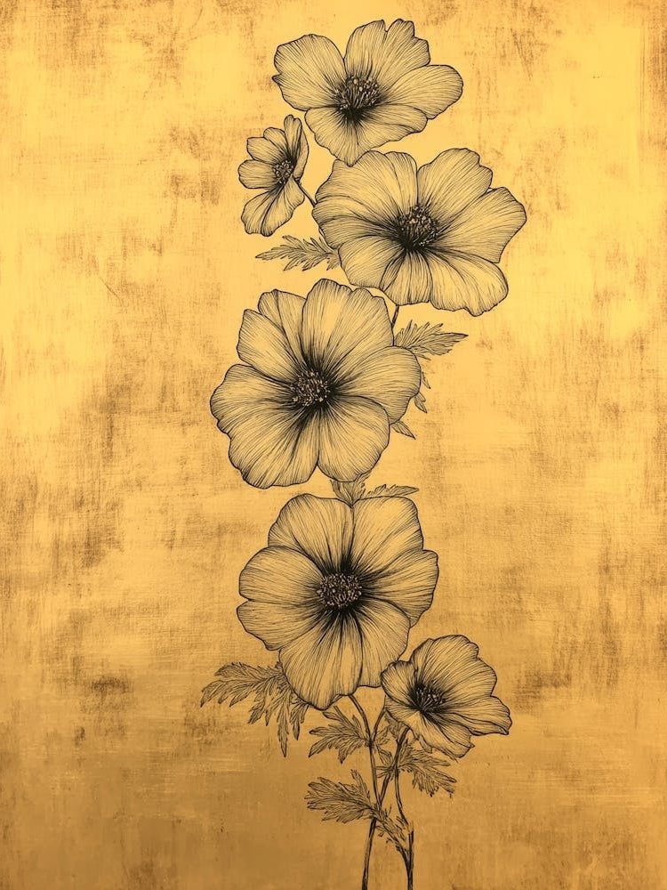 'Golden Flowers' 1