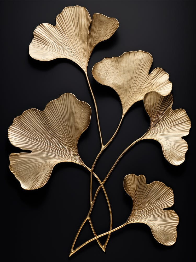 Ginkgo Leaf Wall Art