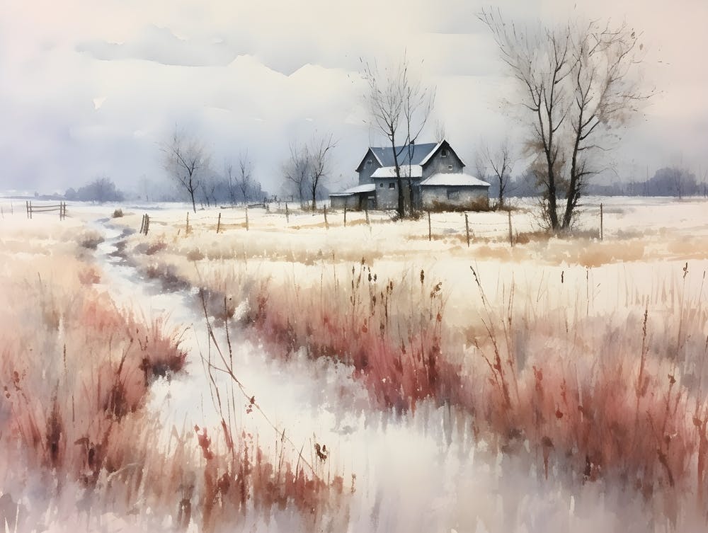 Winter Farmhouse 4
