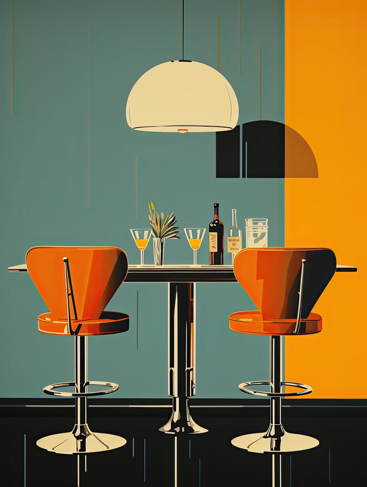 Bar, Mid century
