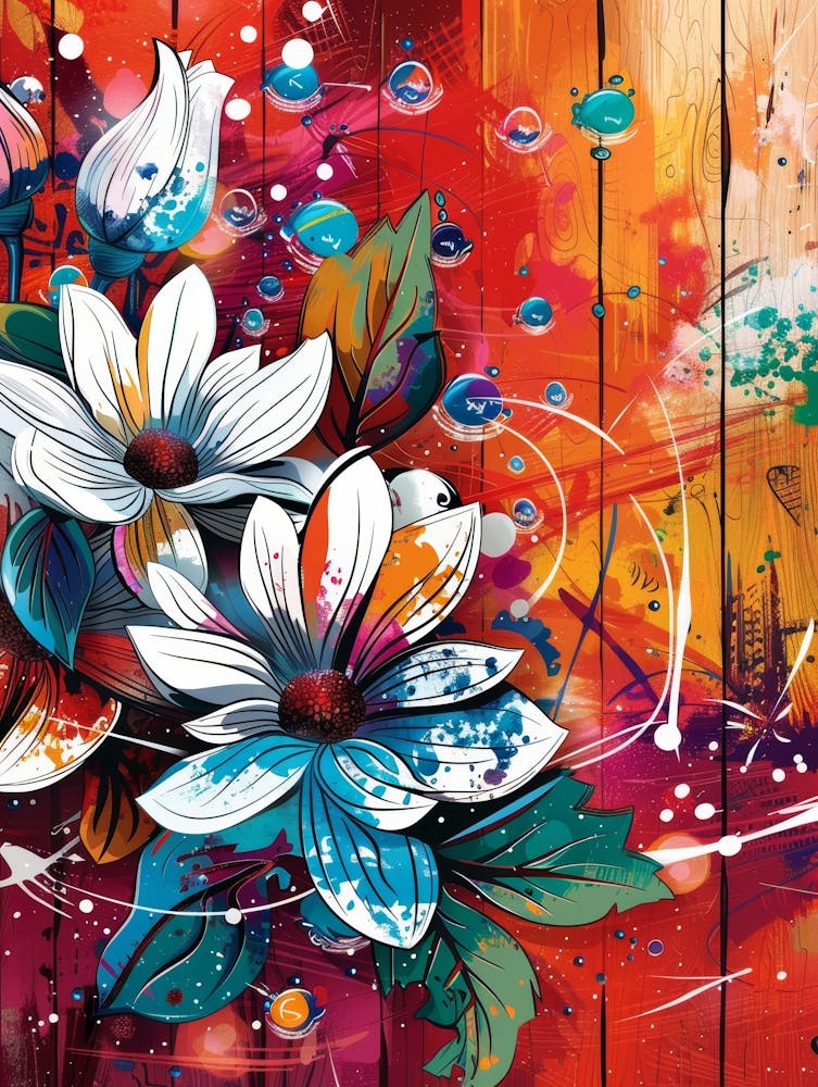 Flowers On A Fence