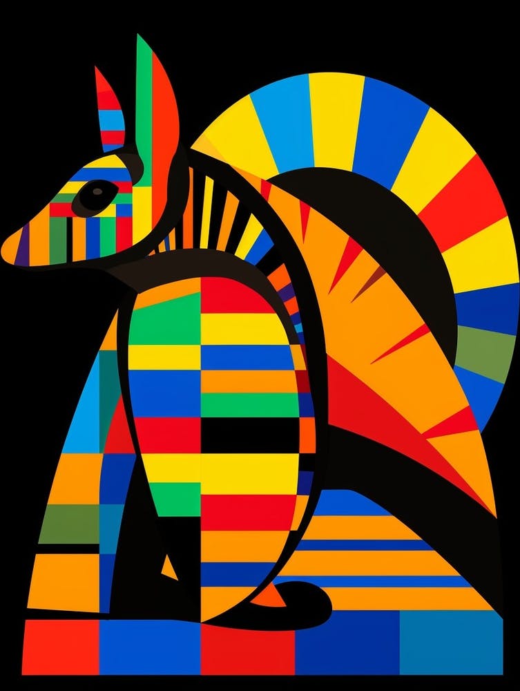 Armadillo Abstract Geometric 4