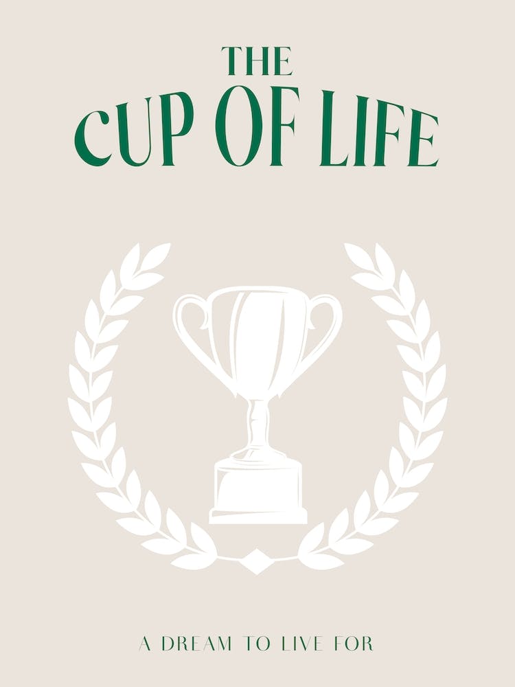 A Cup Of Life Beige Green