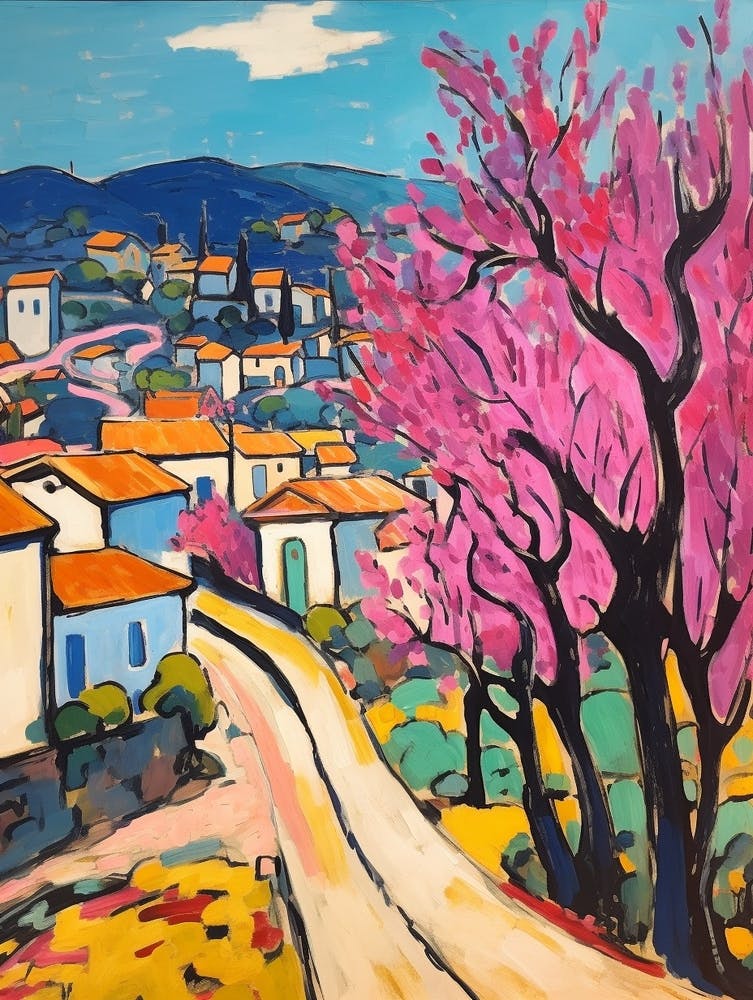 Arezzo Italy 2 Fauvist Painting