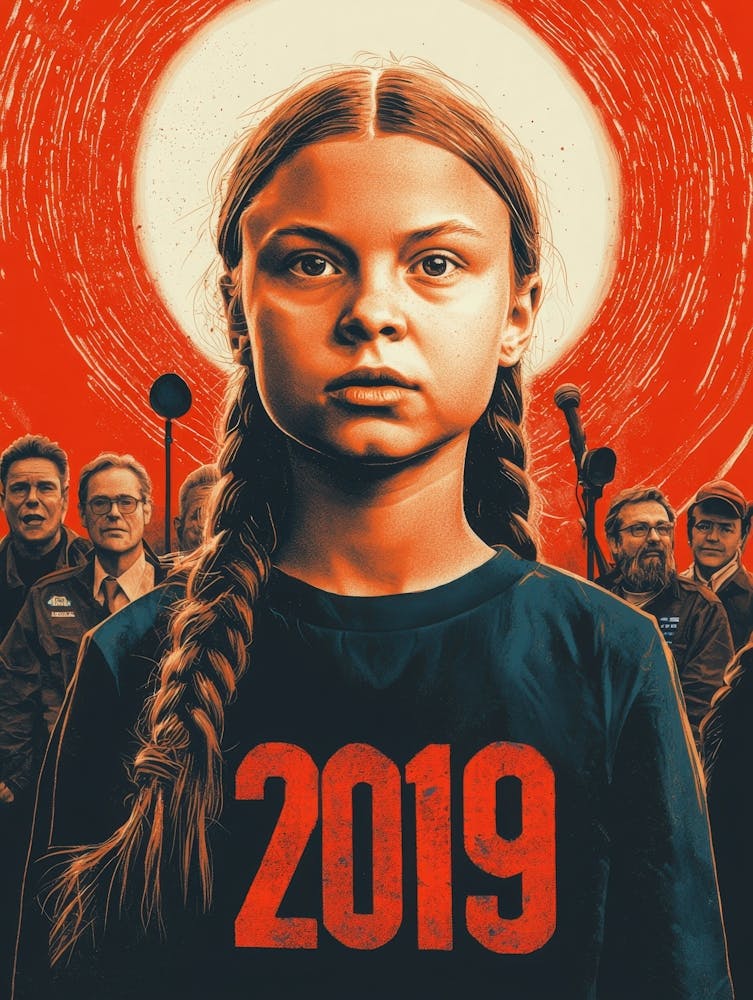 Aihrgdesign A Powerful Speech Poster Showing Greta Thunberg A 0d29be88 0791 419c B2e5 5635db725d78 0