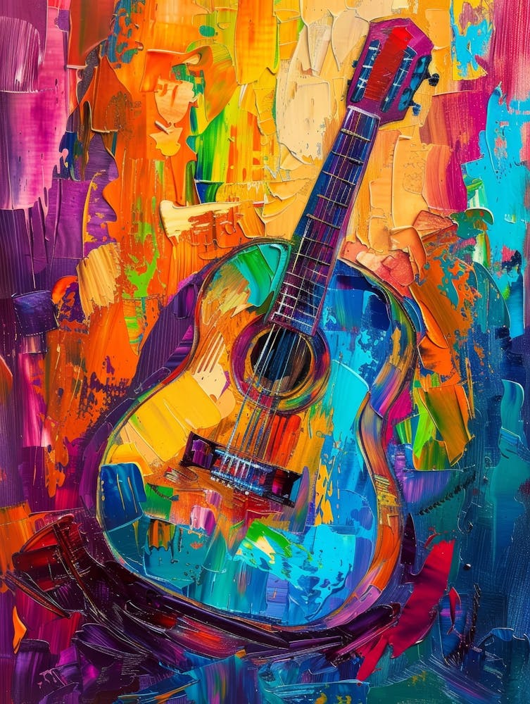 Guitar Painting 1