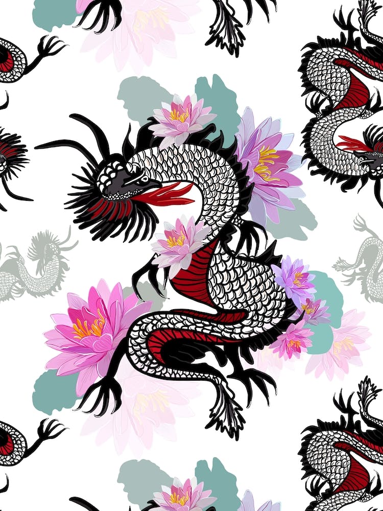 Dragon Lotus Flowers