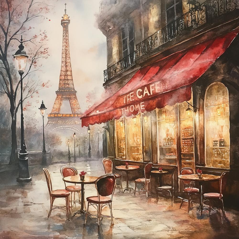 Romantic Paris Cafe 10