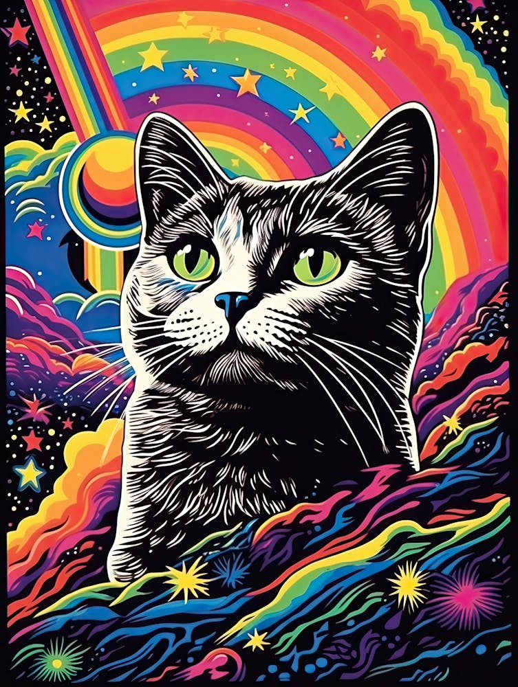 Celestial Furflare, Psychedelic Cats series