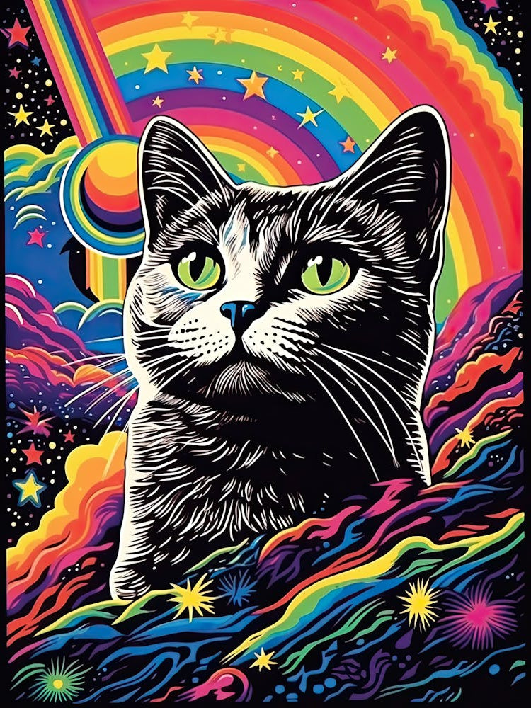 Celestial Furflare, Psychedelic Cats series