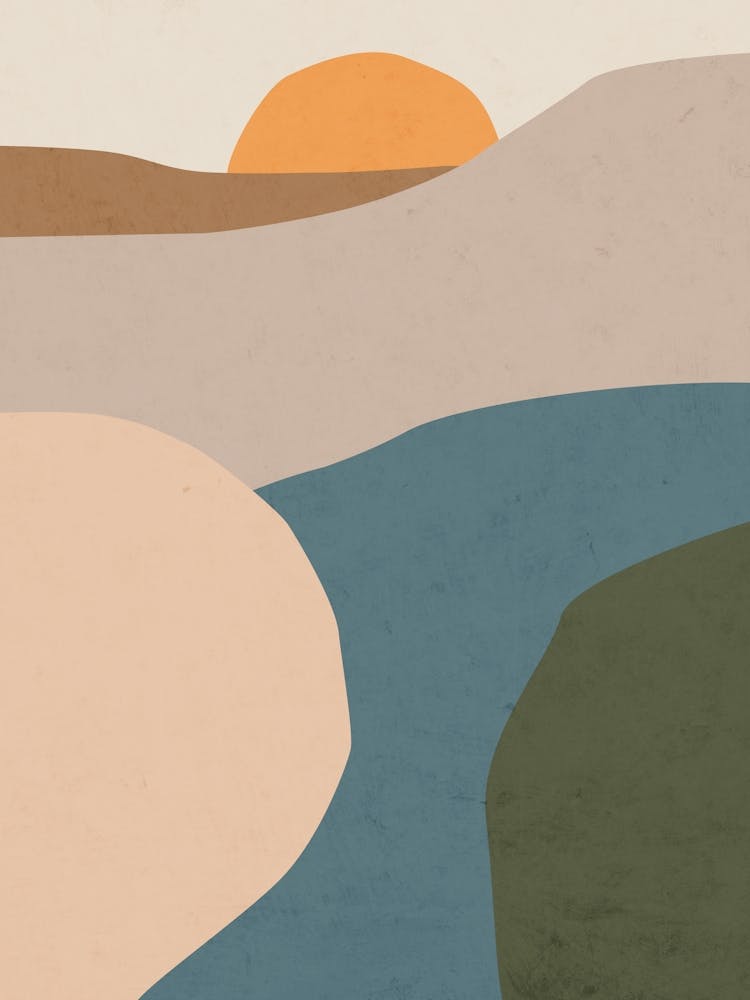 Abstract Landscape Painting