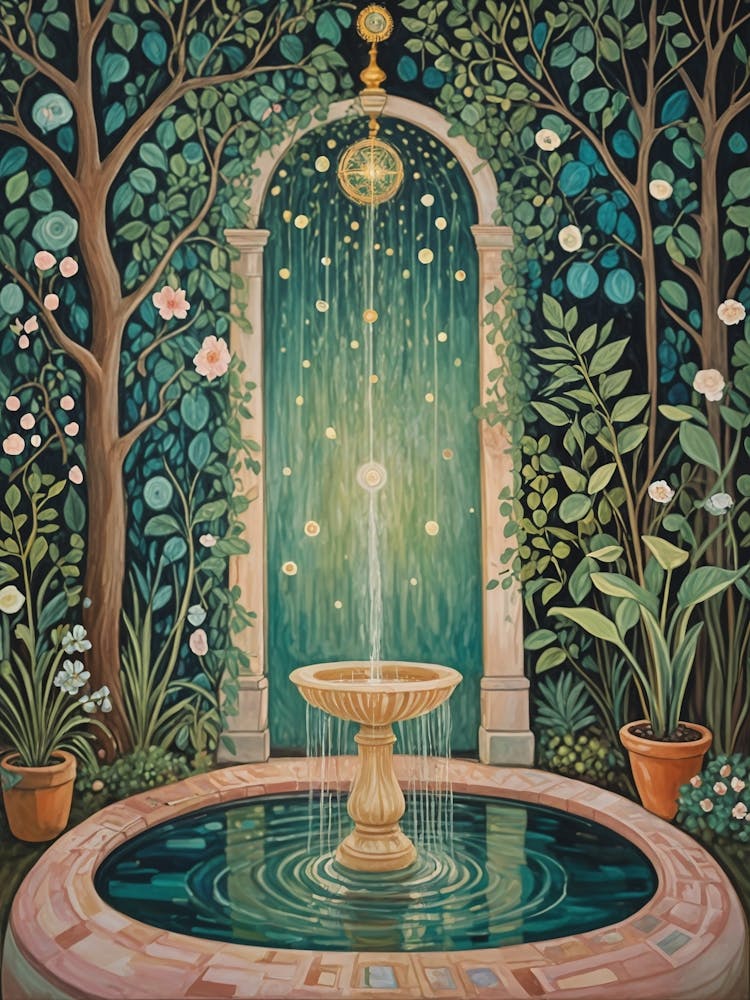 Rose Garden Fountain no1